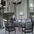 Jean Moine, dans son bureua de Prsident de l'Aro-club de France - Photo  X - Collection JMP - En cas d'observation sur le copyright de cette photo merci de nous contacter