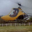 Jean Moine sur le Scorpion TOO de Rotorway - Photo  X - Collection JMP - En cas d'observation sur le copyright de cette photo merci de nous contacter