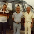 En 1987  Agaba, avec le Roi Hussein de Jordanie - Photo   X - Collection JMP - En cas d'observation sur le copyright de cette photo merci de nous contacter