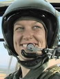 Le lieutenant Sergine Descatoire, pilote ALAT sur Gazelle - Photo ALAT